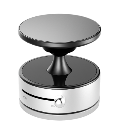 A1 Vacuum Suction Cup Car Mount, Universal for iPhone & Android, Strong Vacuum Suction, Won't Fall Off Even with Shaking-A0 - Splendid Silver